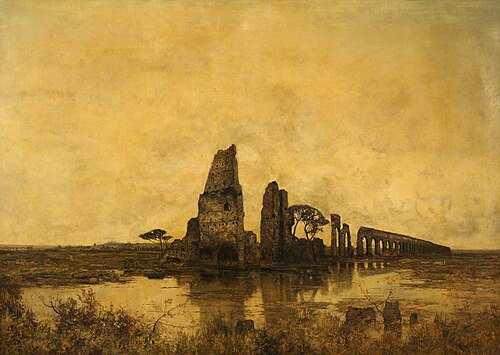 The Aqueduct of Claudius, Rome, 1881, Karl Heffner