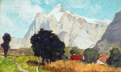 Grindelwald and the Wetterhorn, , Karl Heffner