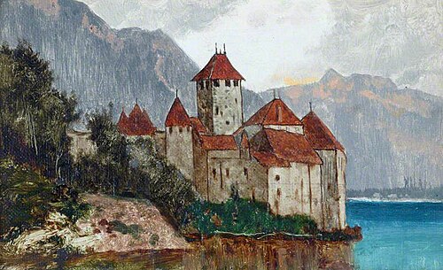 The Castle of Chillon on Lake Geneva, , Karl Heffner