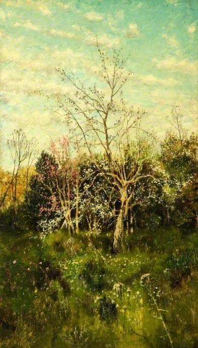 The Orchard, 1887, Karl Heffner