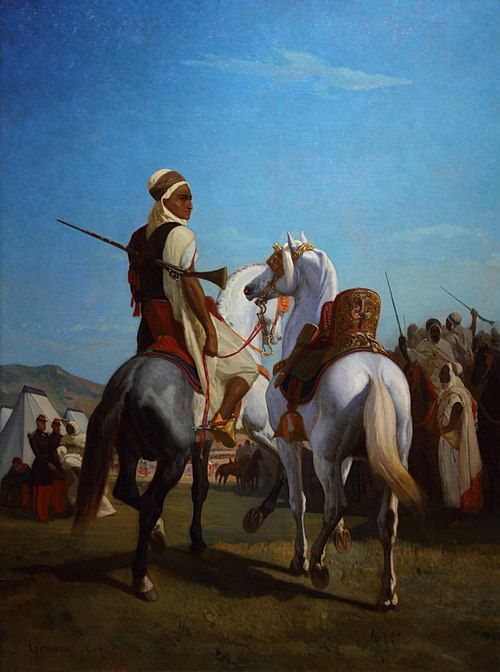 Cheval de Gaada, cheval de soumission, 1870, Louis-Eugène Ginain