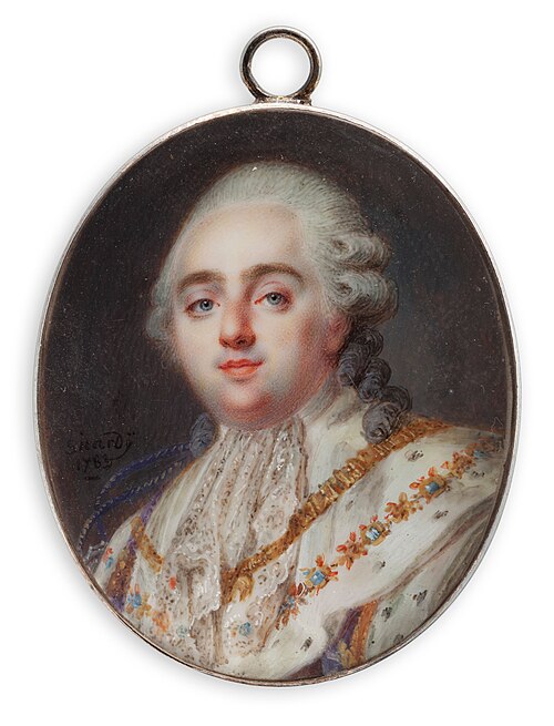 King Ludvig XVI of France, 1783, Louis Marie Sicard