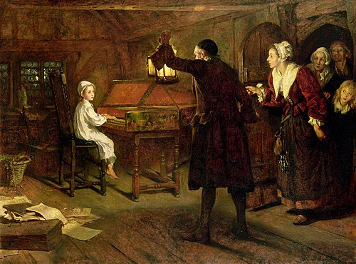 L'enfant Handel, 1893, Margaret Dicksee