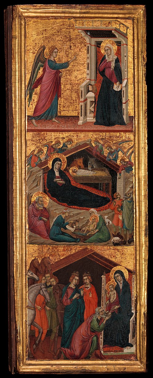 Saints and Scenes from the Life of the Virgin, 1320, Maître de Monte Oliveto