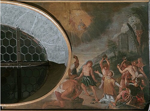 Martyrdom of Saint Stephen, 1673, Michael Angelo Immenraet