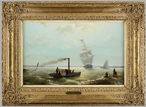 Schroefstoomsleper voor de kust, , Nicolaas Riegen