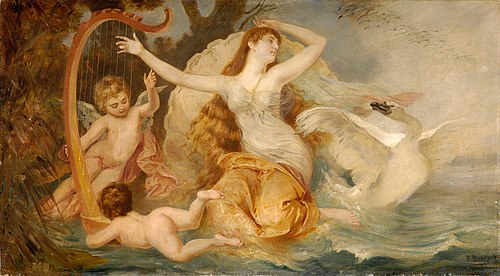 Leda and the Swan, 1912, Paul Beckert