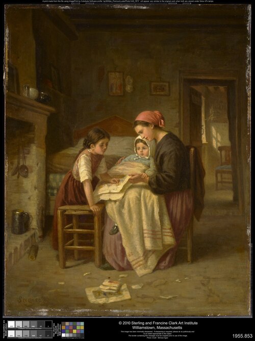 The Sick Child, 1872, Paul Seignac
