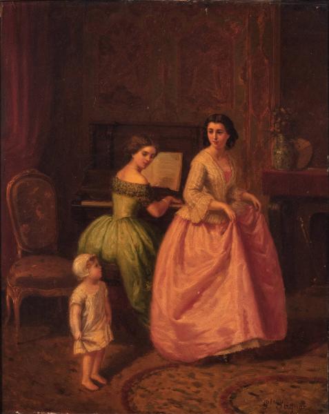 The Dancing Lesson, , Paul Seignac