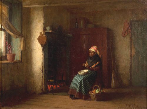 By the Hearth, 1877, Platt Powell Ryder