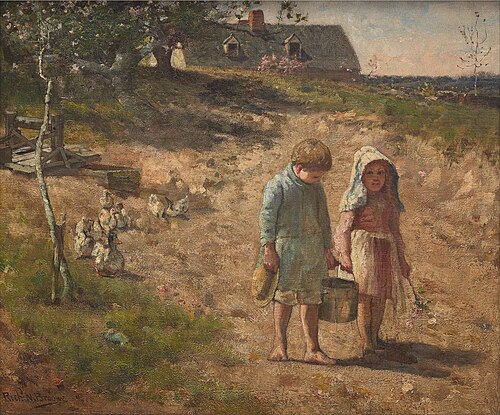 Children and Ducks, , Richard Norris Brooke