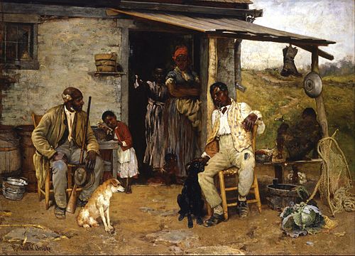 Un échange de chiens, 1881, Richard Norris Brooke