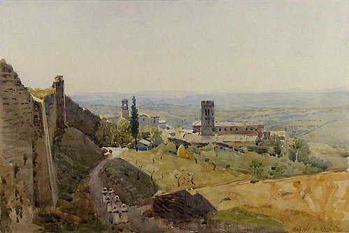 Landscape - Perugia, 1908, Robert Weir Allan