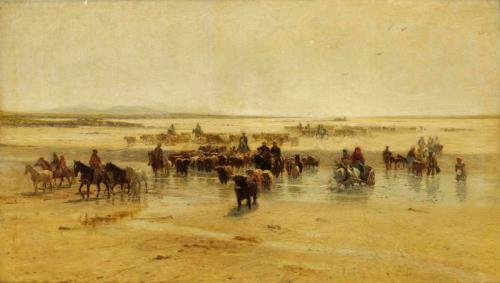 The North Ford, Uist, 1894, Robert Weir Allan