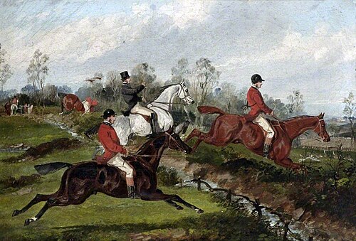 Fox-Hunt, Taking a Fence, , Samuel Henry Alken