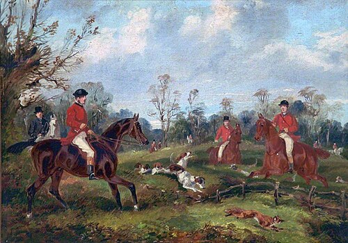 Fox-Hunt, Breaking Cover, , Samuel Henry Alken