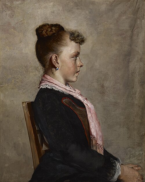 Young Girl (The Presumed Portrait of Little Gretchen), , Samuel G. Richards