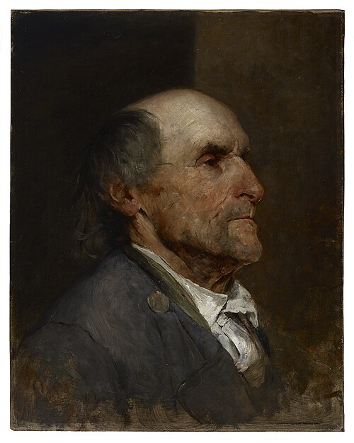 Study Head (Old Man), , Samuel G. Richards