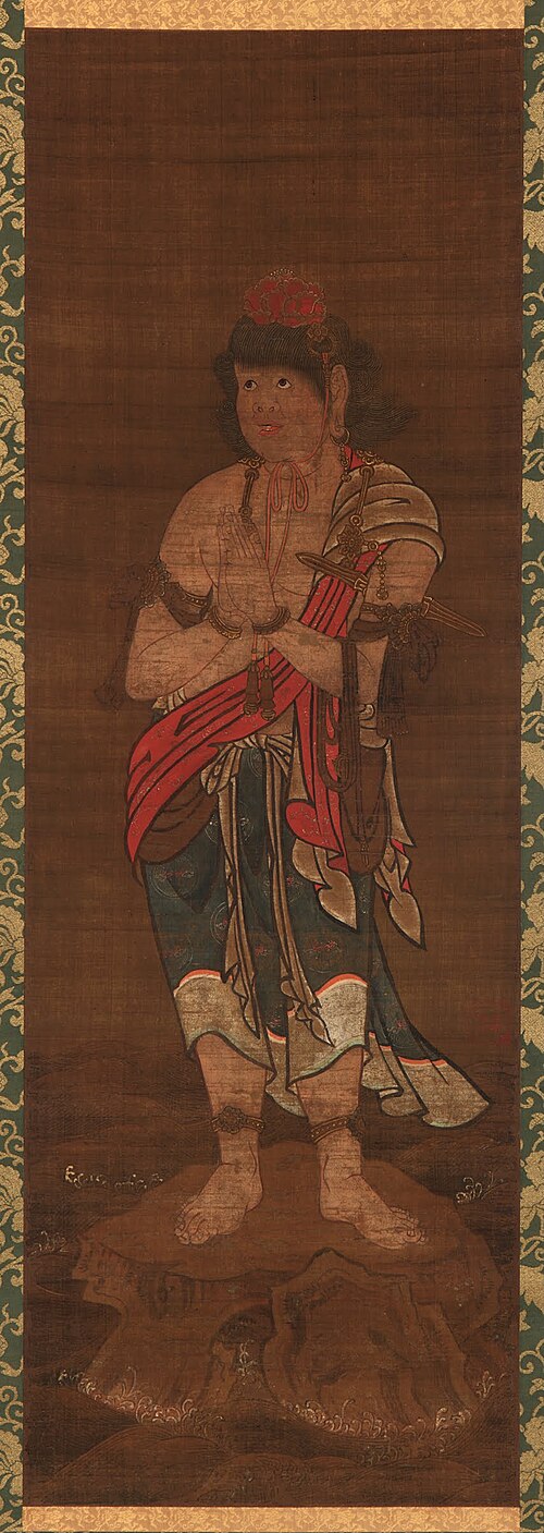 Kongara-doji, attendant to the Buddhist Deity, Fudo Myo-o, , Takuma Choga