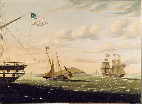 Le Port de Boston, 1850, Thomas Chambers
