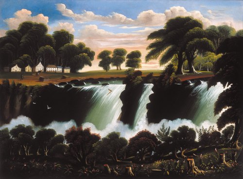 Les Chutes de la Genesee, Rochester, 1850, Thomas Chambers