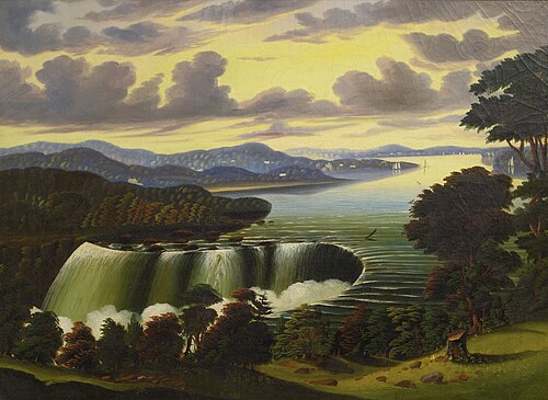 Les Chutes du Niagara depuis Goat Island, 1850, Thomas Chambers