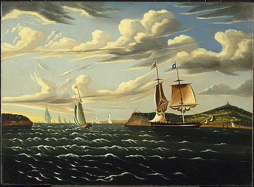 Staten Island et the Narrows, 1850, Thomas Chambers
