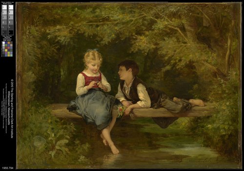 First Love, 1872, Timoléon Lobrichon