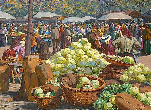 Cabbage Market, , Václav Malý