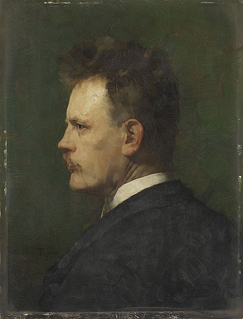 Selbstbildnis, 1906, Walter Thor