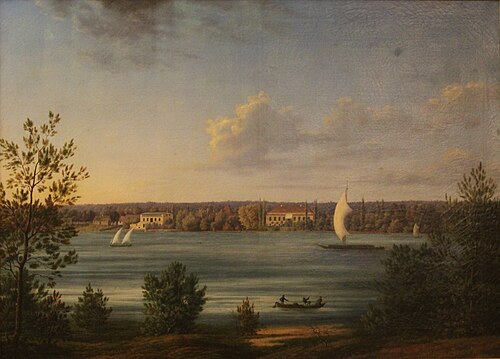 Caputh Castle, 1846, Wilhelm Barth