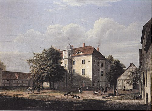 Jagdschloss Grunewald by Wilhelm Barth, 1832, Wilhelm Barth