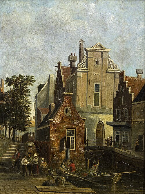 Grachtje, 1880, Willem Johannes Martens