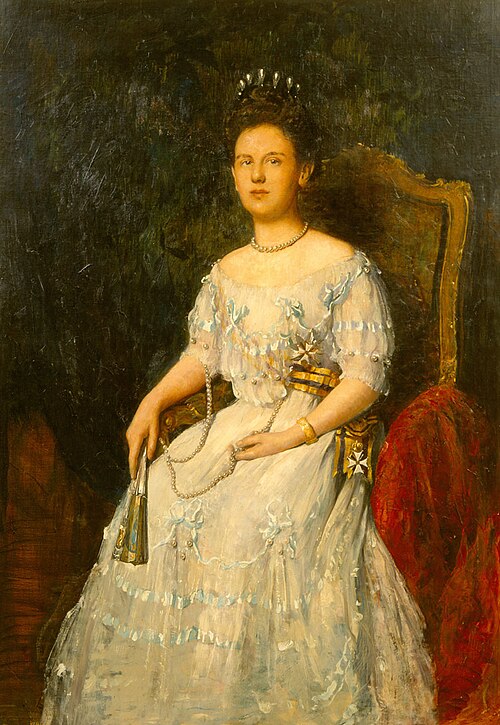 Wilhelmina (1880-1962), Queen of the Netherlands, 1910, Willem Maris