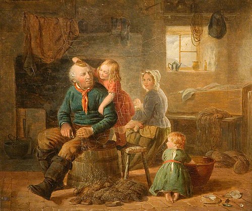 The Fisherman's Family, 1858, William Hemsley
