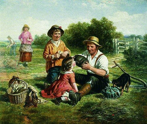 Hayfield, 1859, William Hemsley