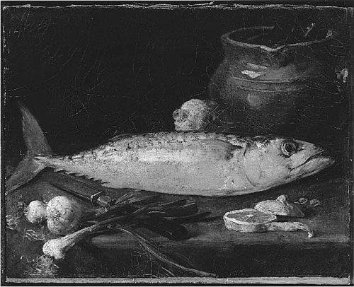 Still Life - Fish, 1862, William Perkins Babcock