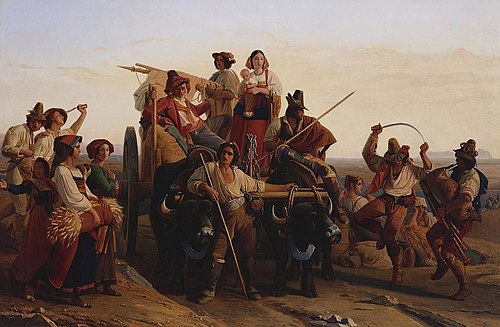 Les Moissonneurs, 1840, Canzi Ágost Elek