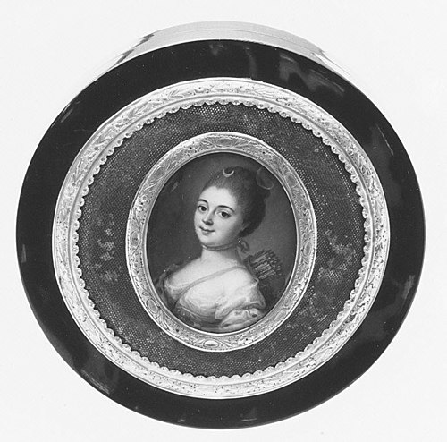 Portrait of a Woman as Diana, 1760, Armand Vincent de Montpetit