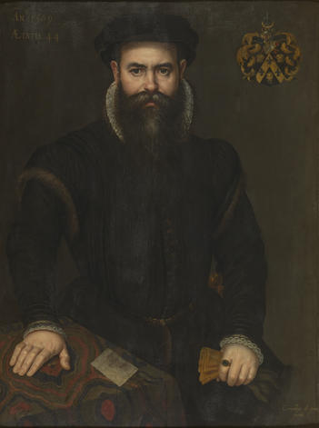 Portrait of Jacques della Faille (1525-1597), 1569, Cornelis de Zeeuw