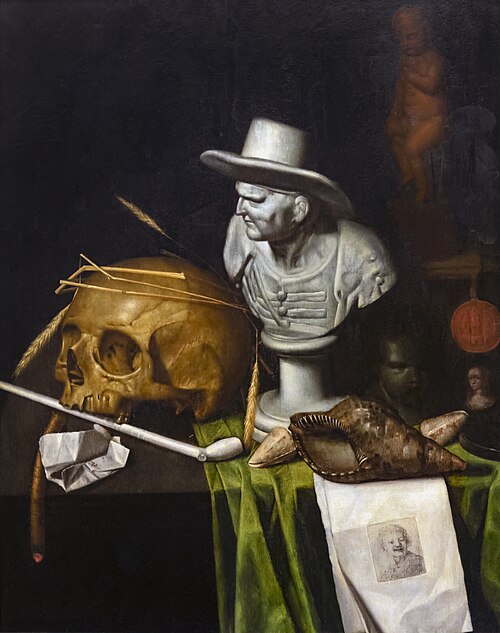 Vanité au buste, 1665, Johann de Cordua
