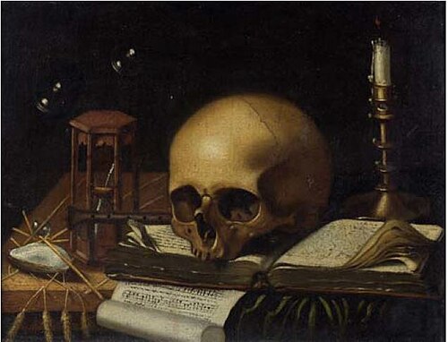 Vanitas still life with soap bubbles, 1676, Johann de Cordua