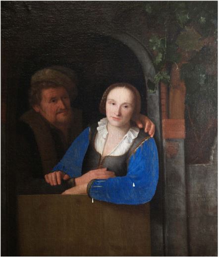 The ill-matched couple, 1676, Johann de Cordua