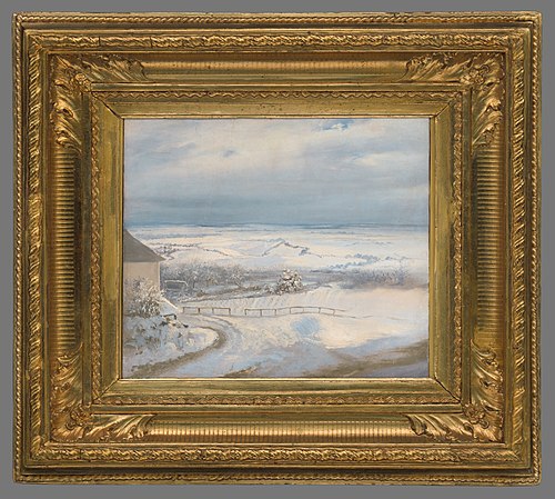 Zimná krajina, 1865, Béla Klimkovics