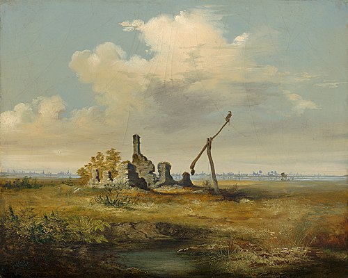 Zrúcanina čárdy, 1850, Vojtech Klimkovič