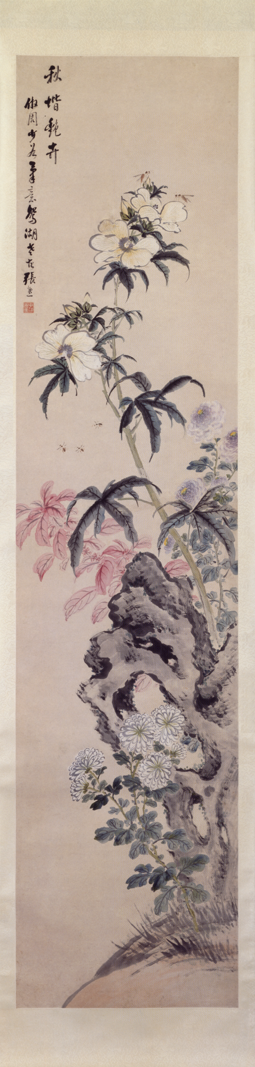 张熊四季花卉屏, , Zhang Xiong