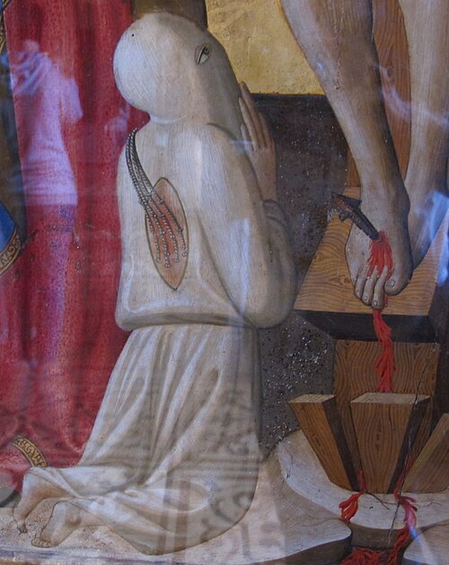 Calvario con donatore, , Antonio da Firenze