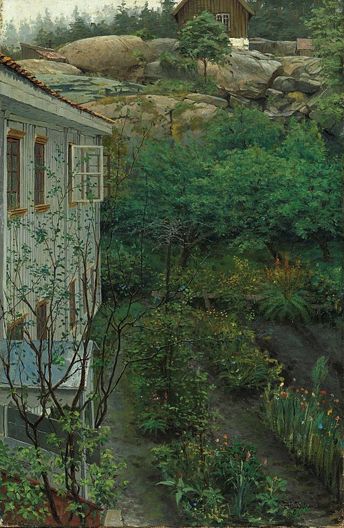 Efter regn, 1886, Hjalmar Johnssen