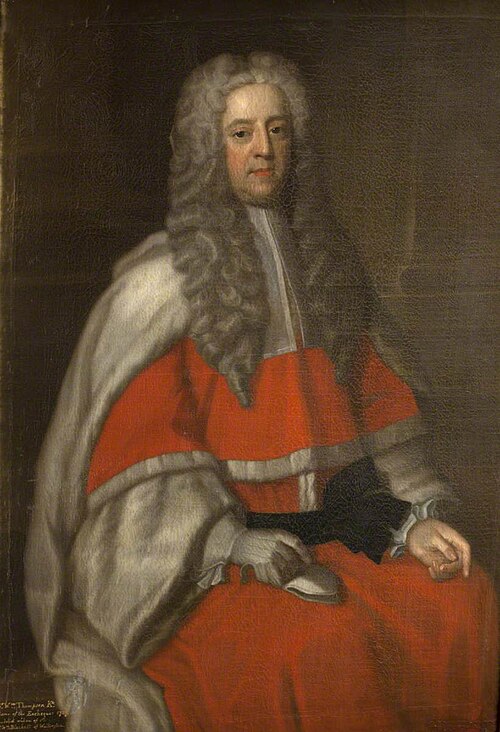Sir William Thompson MP (1678-1739), 1739, Isaac Seeman