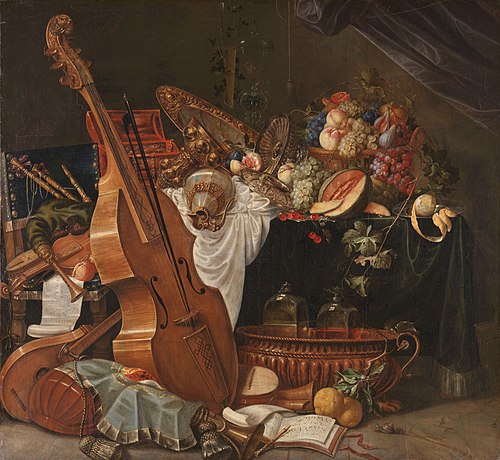 Still life, 1661, Johann Friedrich Gruber